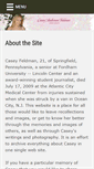 Mobile Screenshot of caseyfeldmanmemories.org